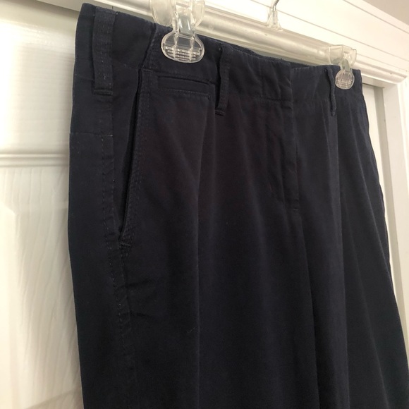 J. Crew Navy City Fit Cotton Wide Leg Flare Chino Pants - Picture 10 of 16